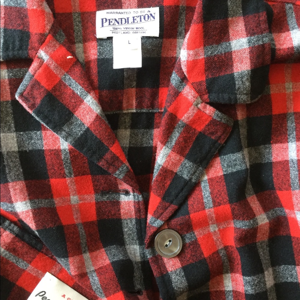 Genuine Pendleton 49ers Shacket EPLVC RED PLAID  Ltd - Picture 2 of 16